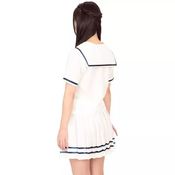 Cosplay - BeWith - Uniforme de marinera blanco