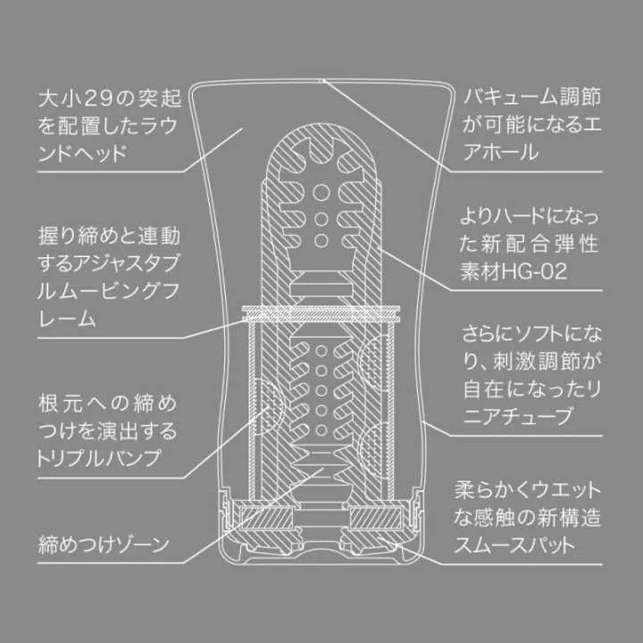 Tenga Holes - Tenga SQUEEZE TUBE CUP HARD | Hitomi Goods