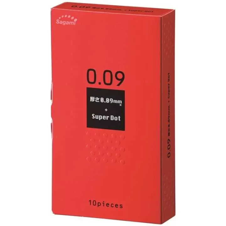 SAGAMI - Sagami Natural 0.09 Super Dot (10pcs Box)
