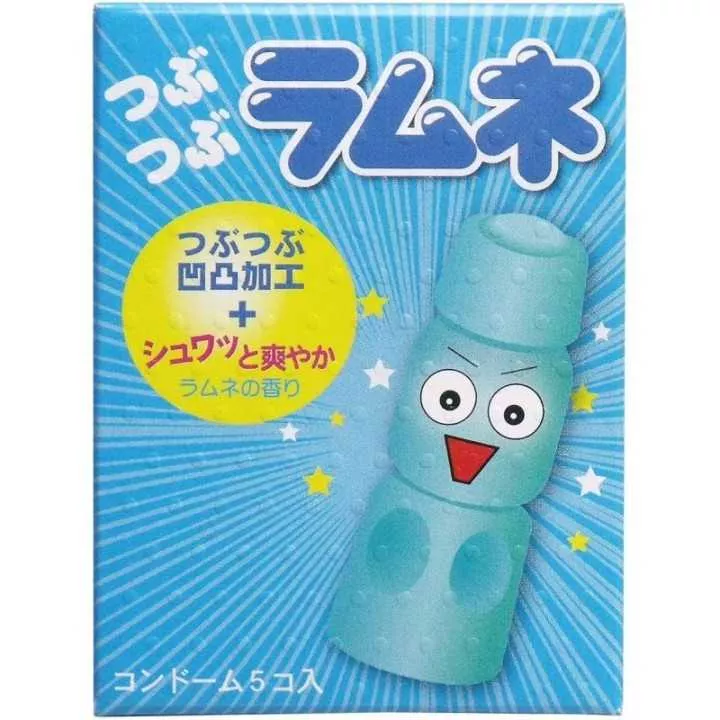 SAGAMI - Sagami Tsubu Tsubu Ramune Taste (5pcs Box)